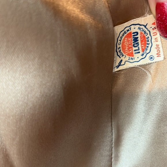 Vintage 100% wool, fully lined cape with scarf ILGWU made in USA - Picture 5 of 11